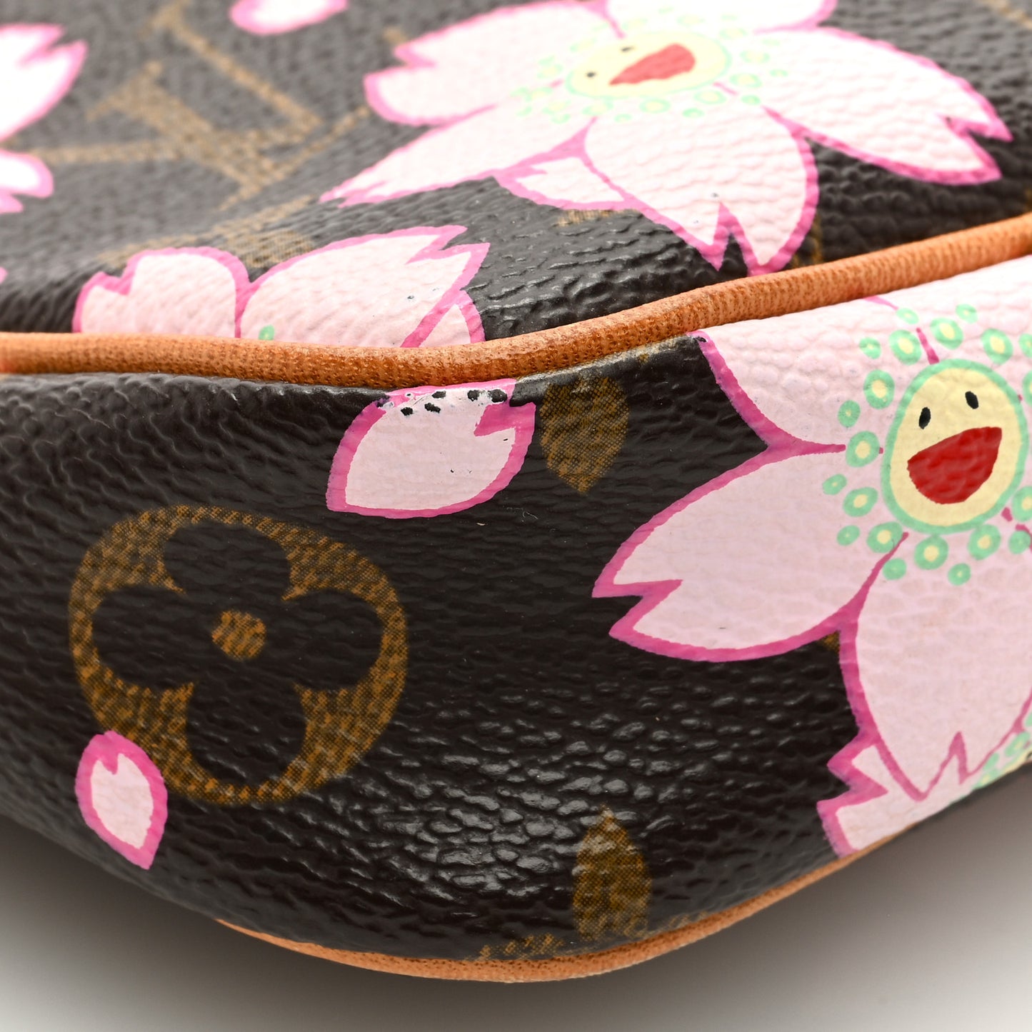 Monogram Cherry Blossom Pochette Accessories Brown