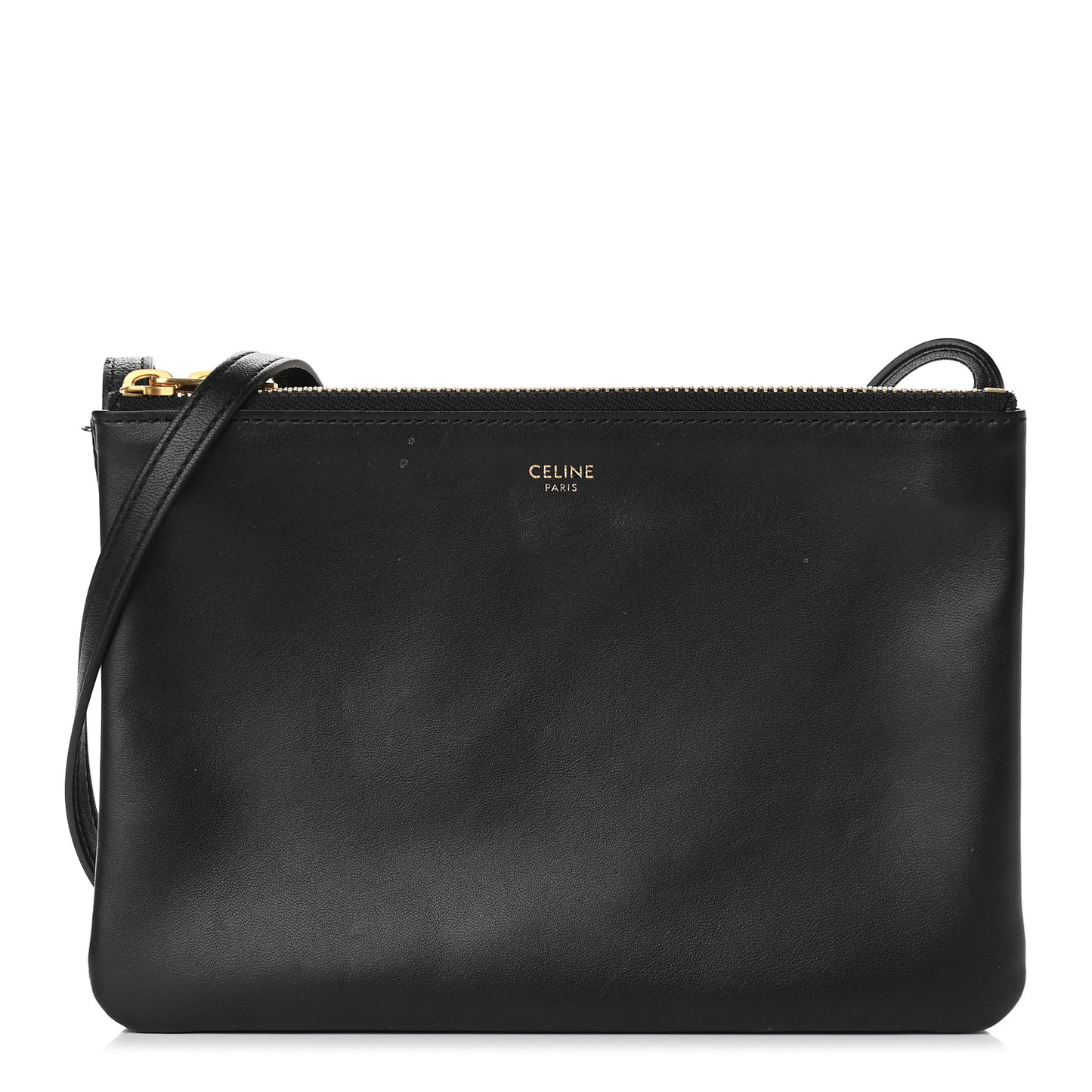 Lambskin Small Trio Crossbody Bag Black