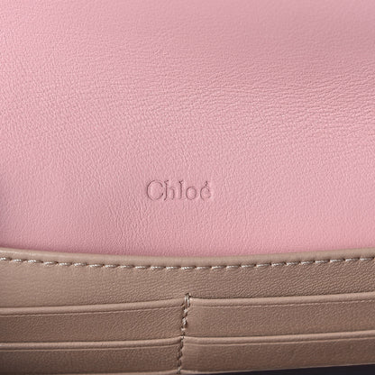 Chloe Calfskin Georgia Flap Wallet Washed Pink 6 of 7