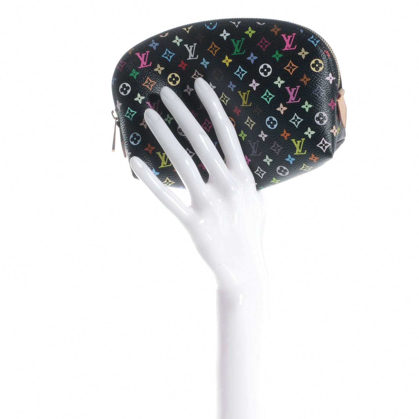 Monogram Multicolor Cosmetic Pouch Black Grenade