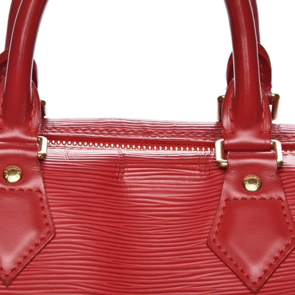 Louis Vuitton Epi Speedy 25 Rouge 8 of 8