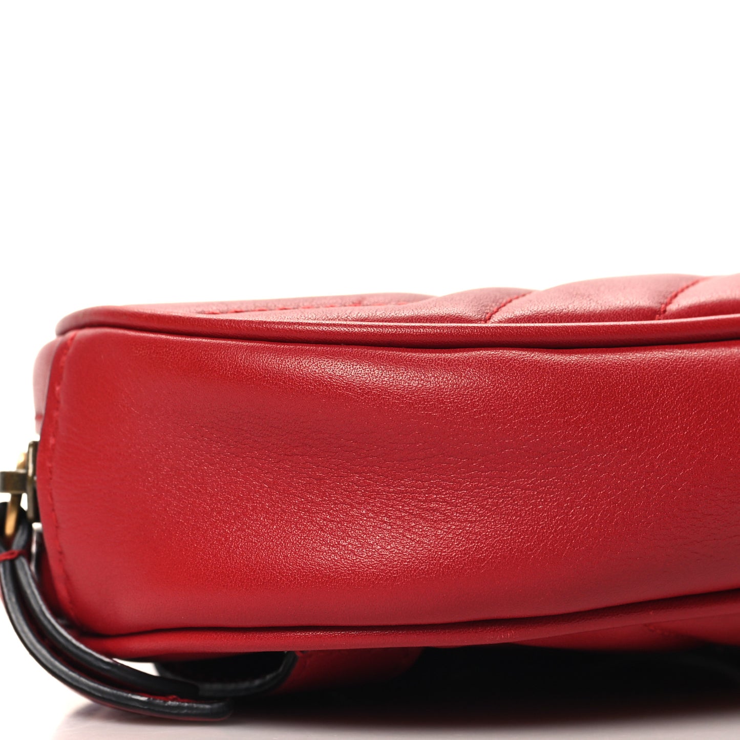 Calfskin Matelasse GG Marmont Belt Bag 85 34 Hibiscus Red