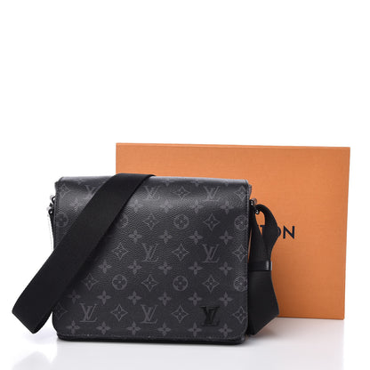 Louis Vuitton Monogram Eclipse District PM Black 10 of 10