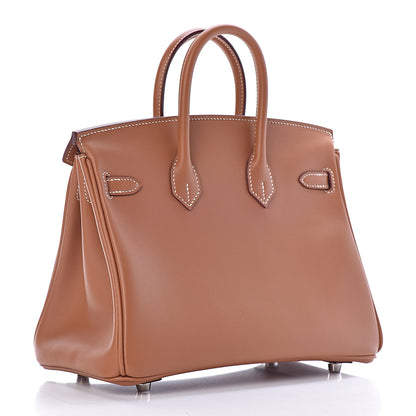 Hermes Veau Jonathan Birkin 25 Gold 3 of 31