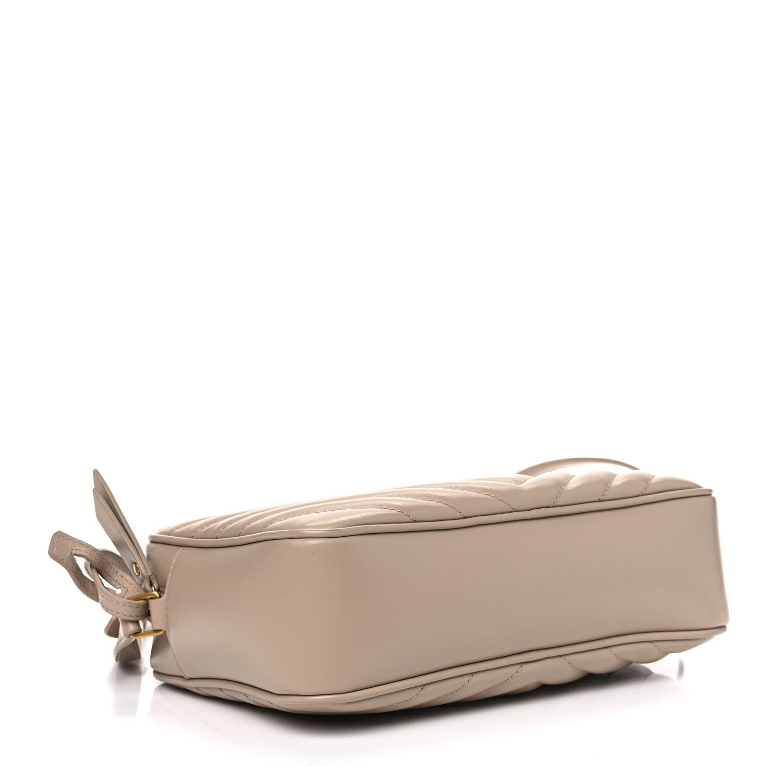 Saint Laurent Calfskin Matelasse Monogram Lou Camera Bag Dark Beige 3 of 6