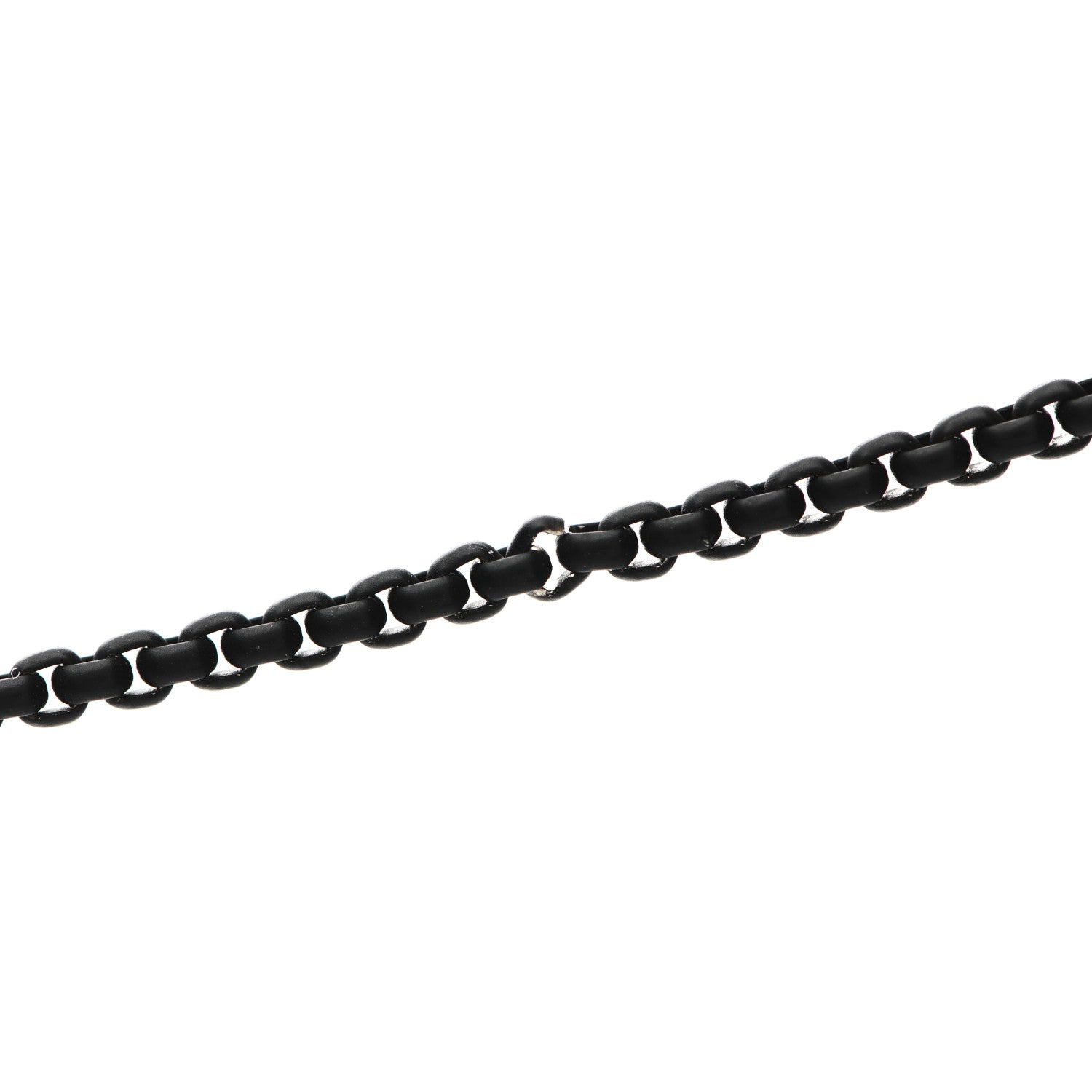 David Yurman Stainless Steel 14K Yellow Gold Acrylic Bel Aire Chain Necklace Black 5 of 7