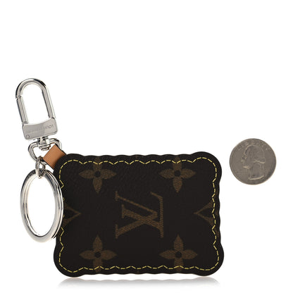 Louis Vuitton Monogram Biscuit Key Holder Bag Charm 2 of 4
