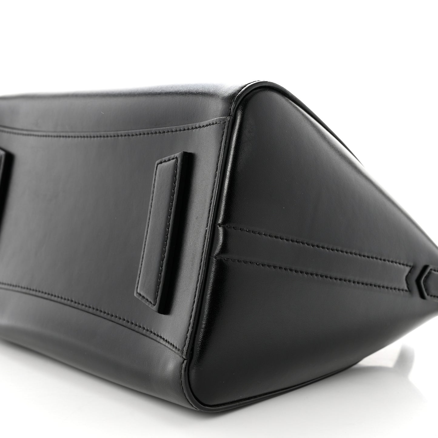 Shiny Lord Calfskin Small Antigona Black