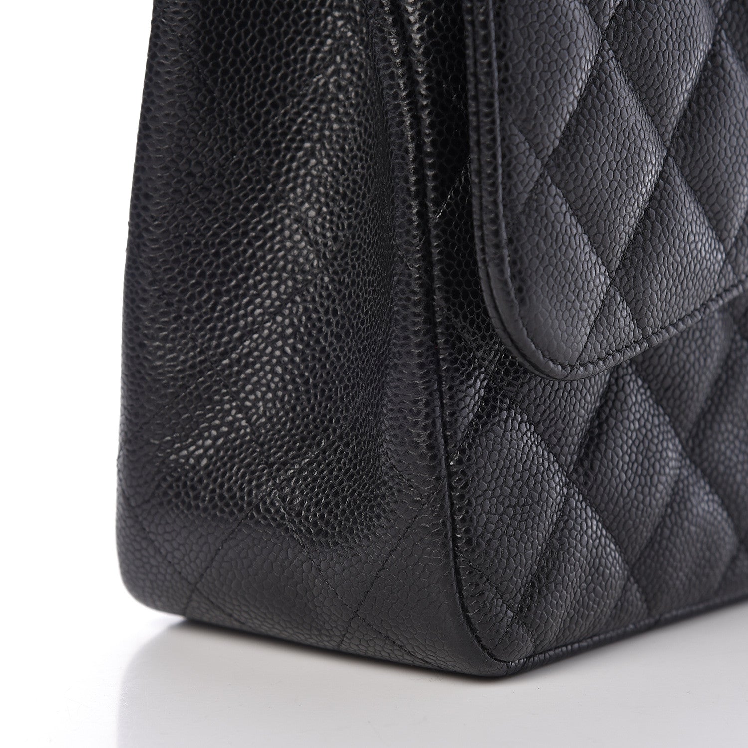 Chanel Caviar Quilted Jumbo Double Flap Black 12 of 12