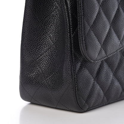 Chanel Caviar Quilted Jumbo Double Flap Black 12 of 12