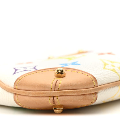 Louis Vuitton Monogram Multicolor Pochette Milla MM White 8 of 9