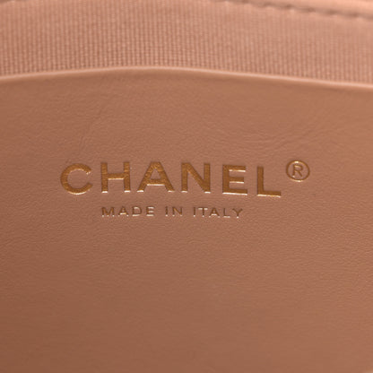 Chanel Shiny Crumpled Lambskin Quilted Large Trendy Chain Around Hobo Dark Beige 6 of 10