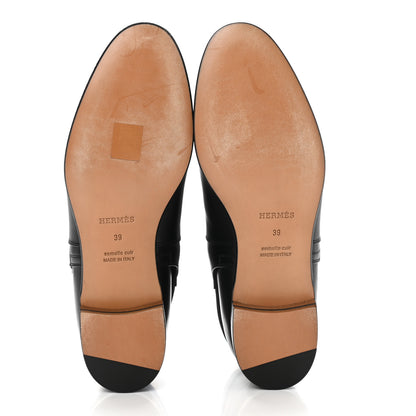 Hermes Calfskin Neo Low Boots 39 Black 5 of 10