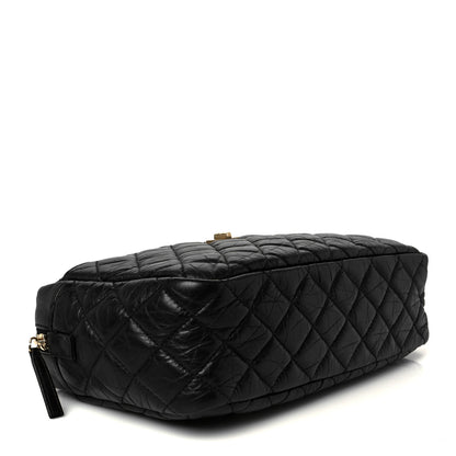 Chanel Aged Calfskin Quilted Medium Reissue Camera Case Black 4 of 10