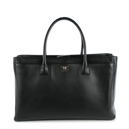 Chanel Calfskin Cerf Executive Shopper Tote Black 1 of 7