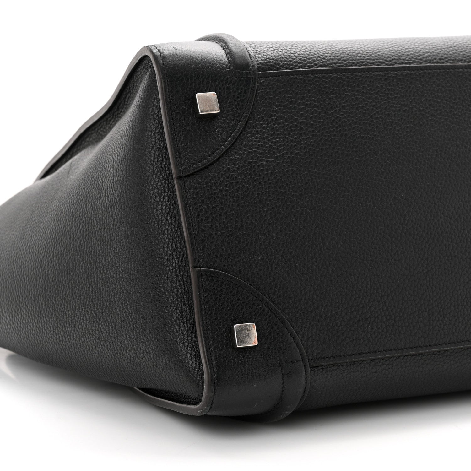 Celine Drummed Calfskin Mini Luggage Black 8 of 19