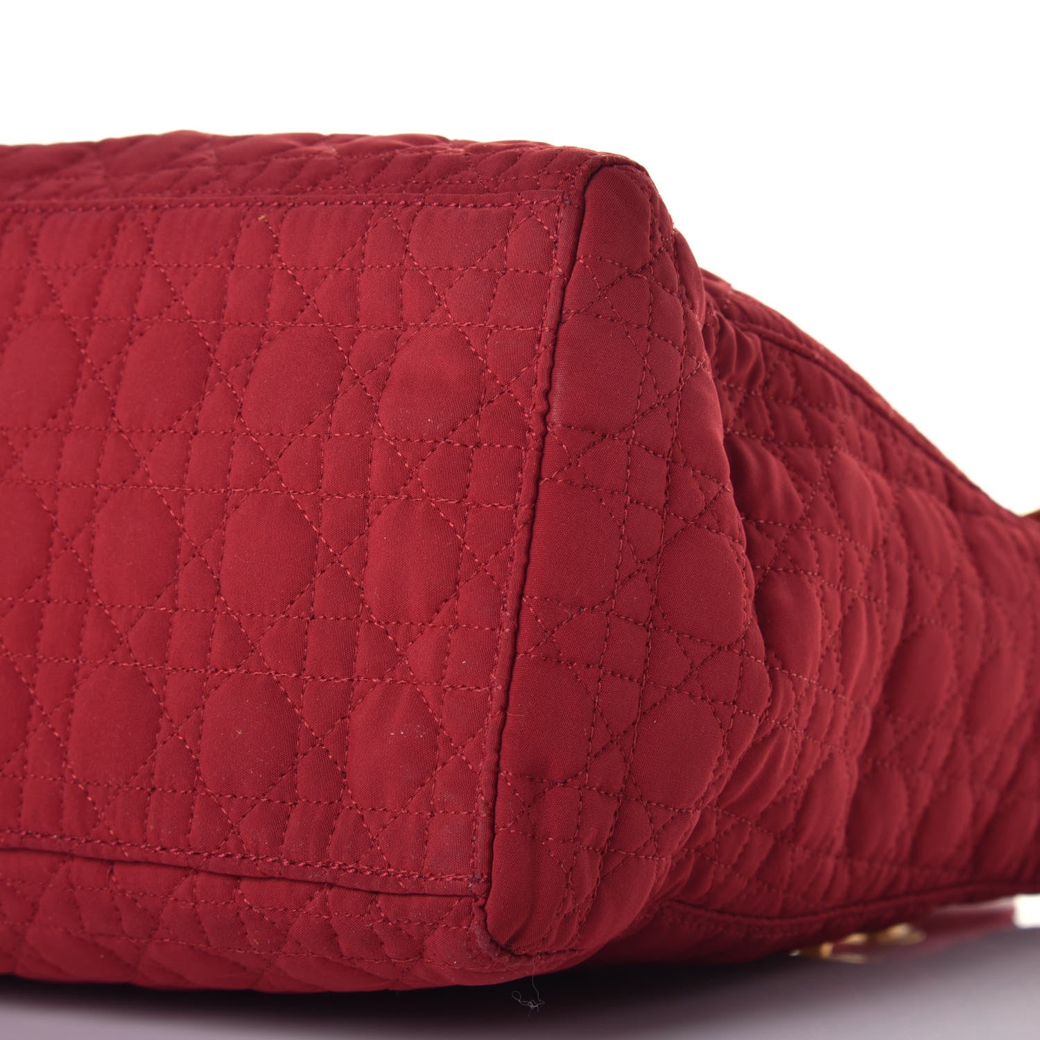 Christian Dior Nylon Cannage Medium Lady Dior Red 8 of 8