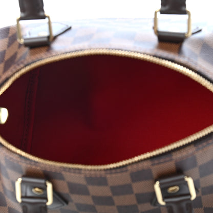 Louis Vuitton Damier Ebene Speedy Bandouliere 25 5 of 9