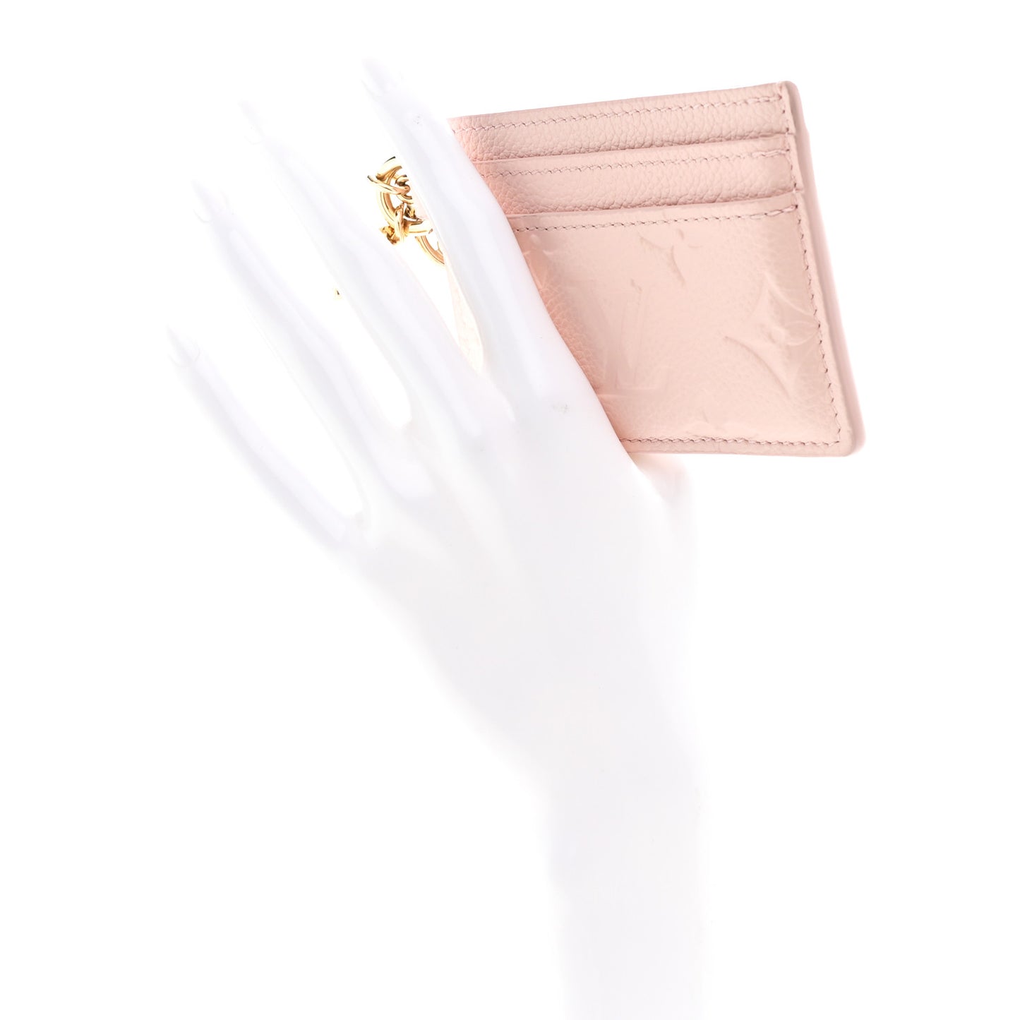 Empreinte LV Charms Card Holder Pink Opale