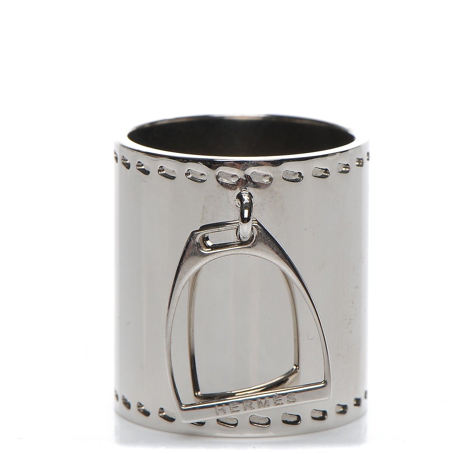 Palladium Etrier Charm Scarf Ring