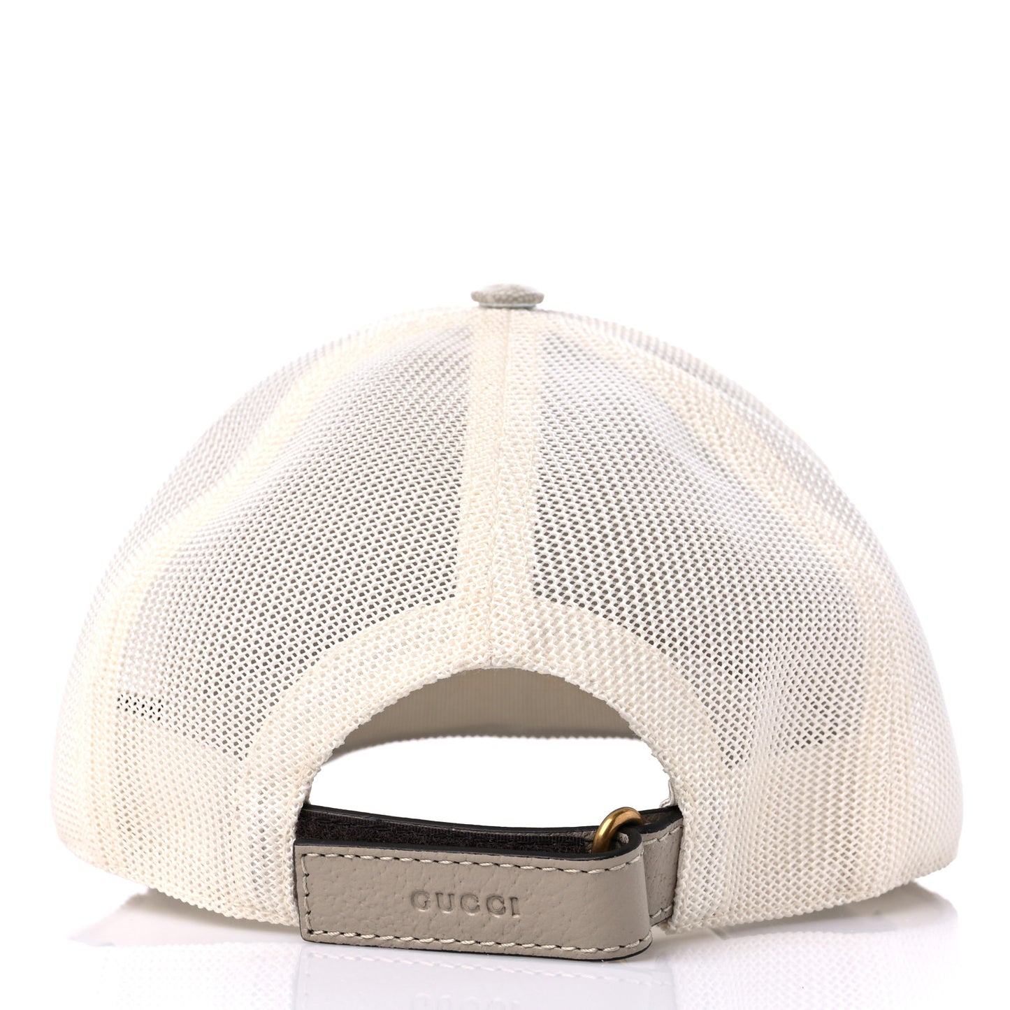GG Supreme Monogram Mesh Baseball Hat M Beige Mystic White Ivory