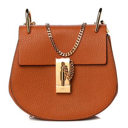 Chloe Grained Lambskin Drew Shoulder Bag Caramel 1 of 10