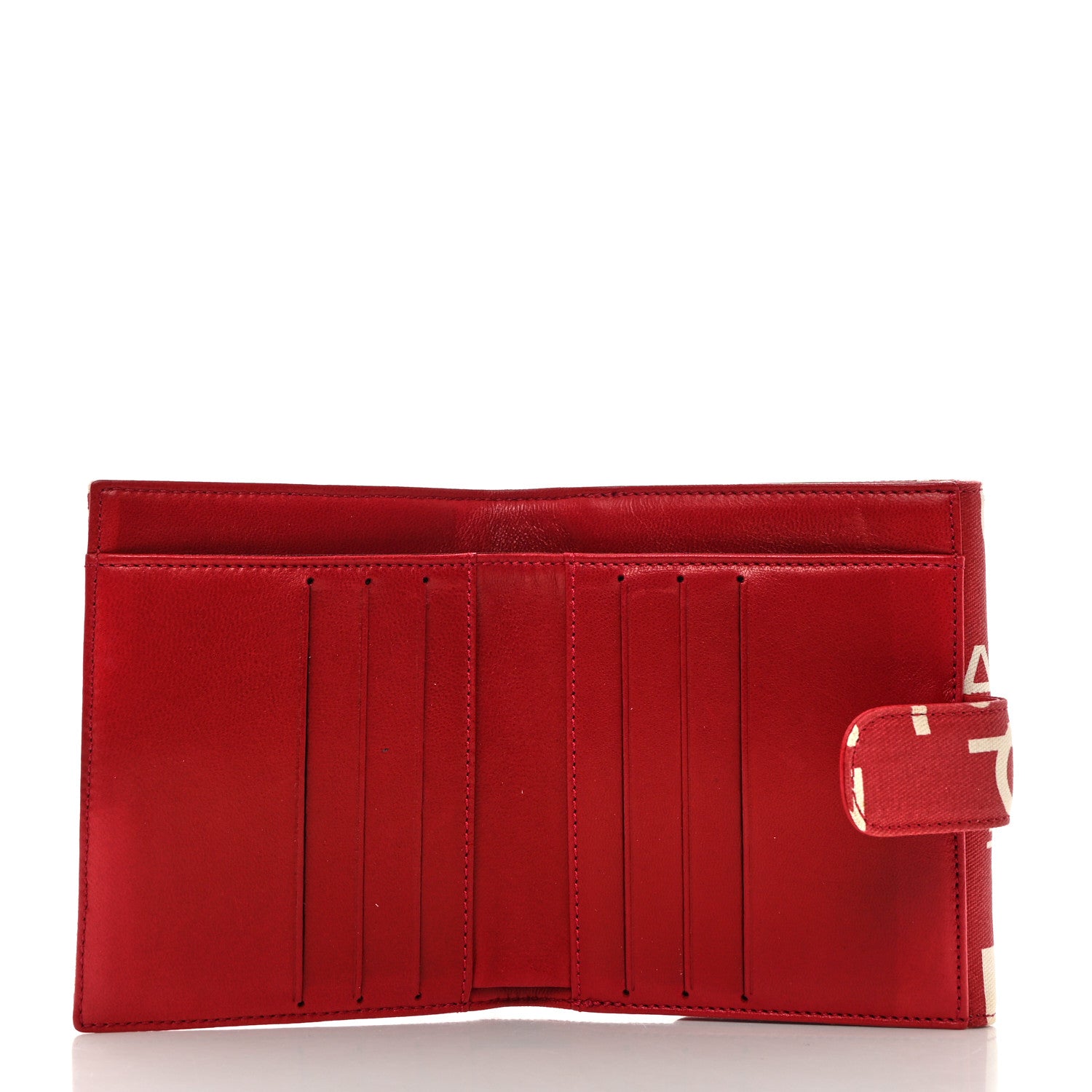 Chanel Canvas 31 Rue Cambon By The Sea Wallet Red 5 of 8