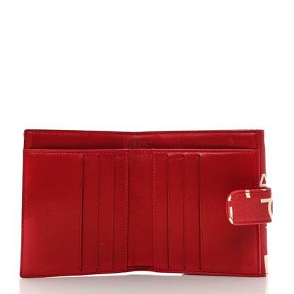 Chanel Canvas 31 Rue Cambon By The Sea Wallet Red 5 of 8