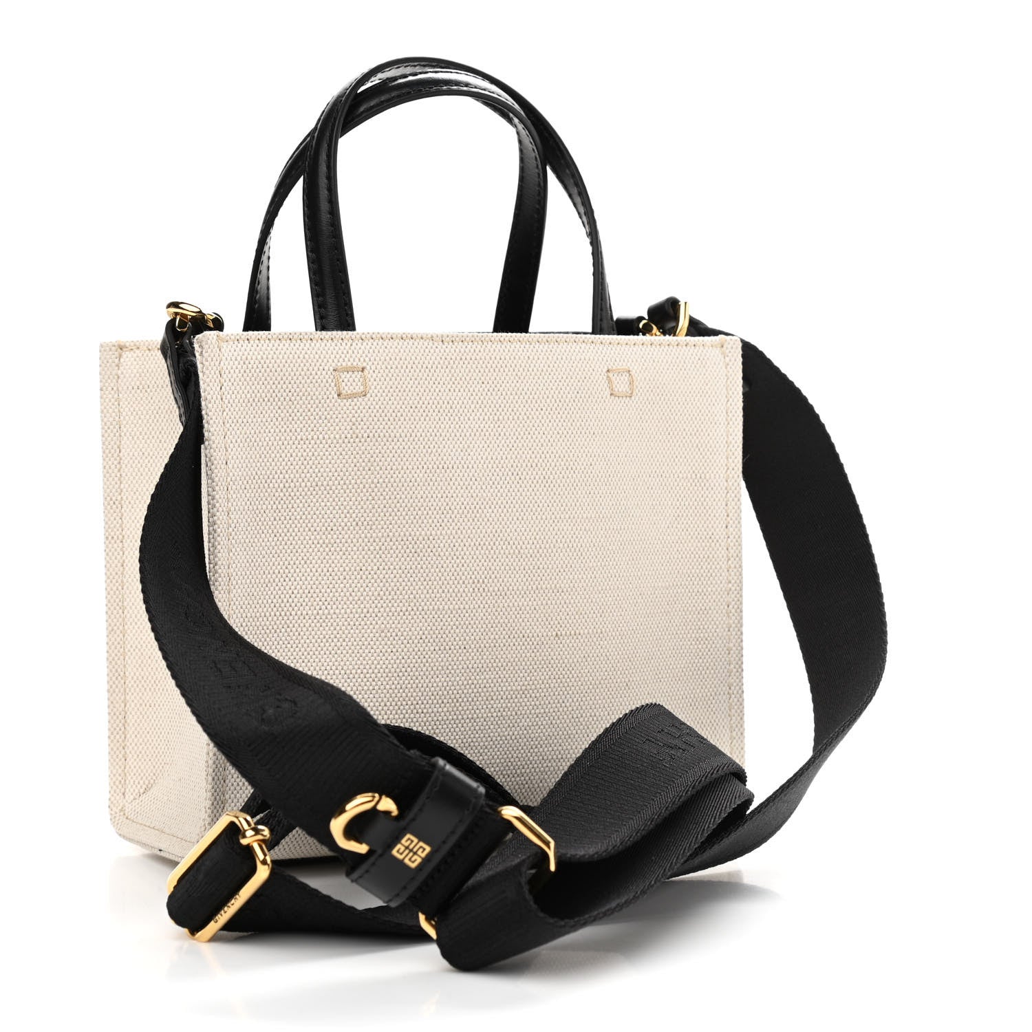 Givenchy Canvas Mini G-Tote White Black 3 of 11