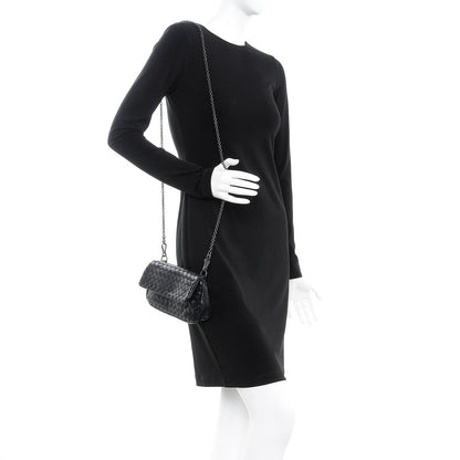 Bottega Veneta Nappa Intrecciato Small Chain Crossbody Black 3 of 15