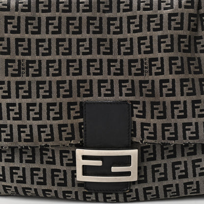 Fendi Zucchino Mama Baguette Dark Brown 7 of 11