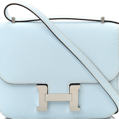 Hermes Epsom Constance 18 Bleu Brume 8 of 10