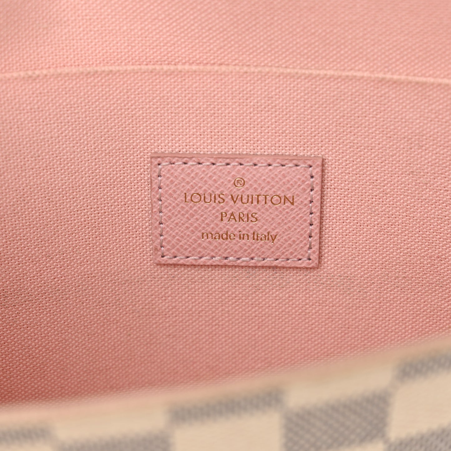 Damier Azur Felicie Strap & Go Rose Ballerine