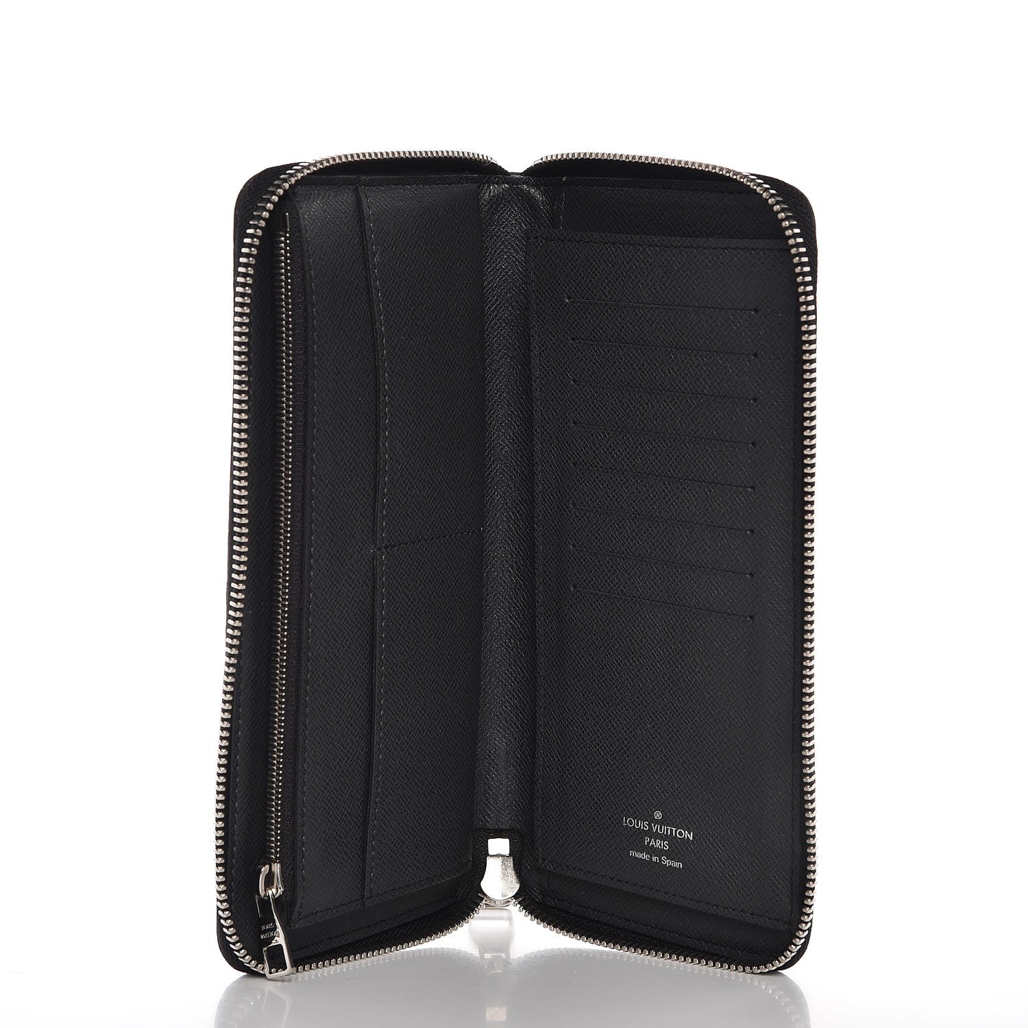 Louis Vuitton Taiga Vertical Zippy Wallet Ardoise 5 of 6