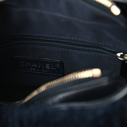 Chanel Shearling Small Gabrielle Hobo Navy 8 of 10