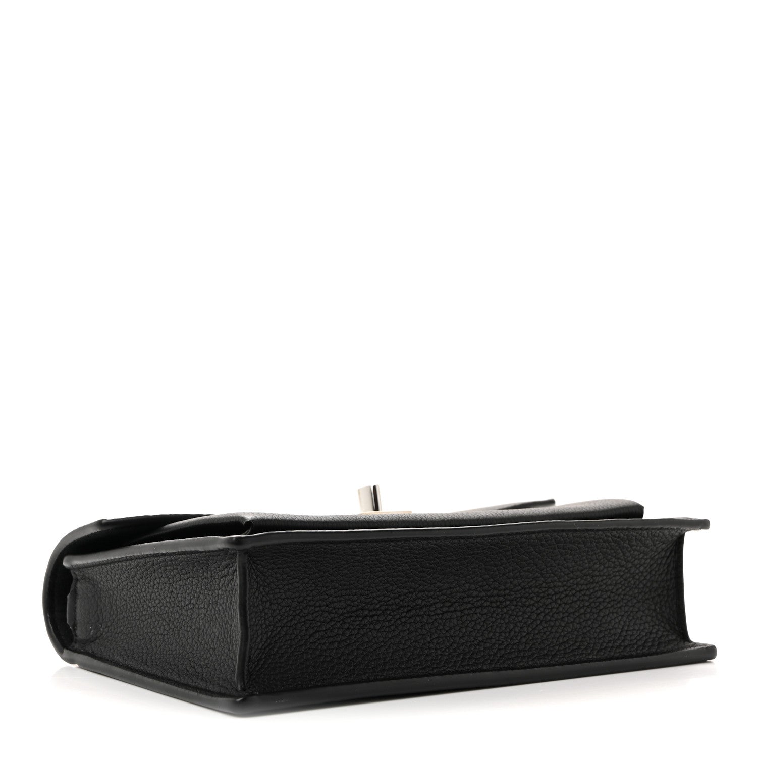 Louis Vuitton Soft Calfskin My Lockme Chain Pochette Black 4 of 12