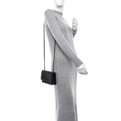 Chanel Lambskin Quilted Trendy CC Wallet On Chain WOC So Black 2 of 12