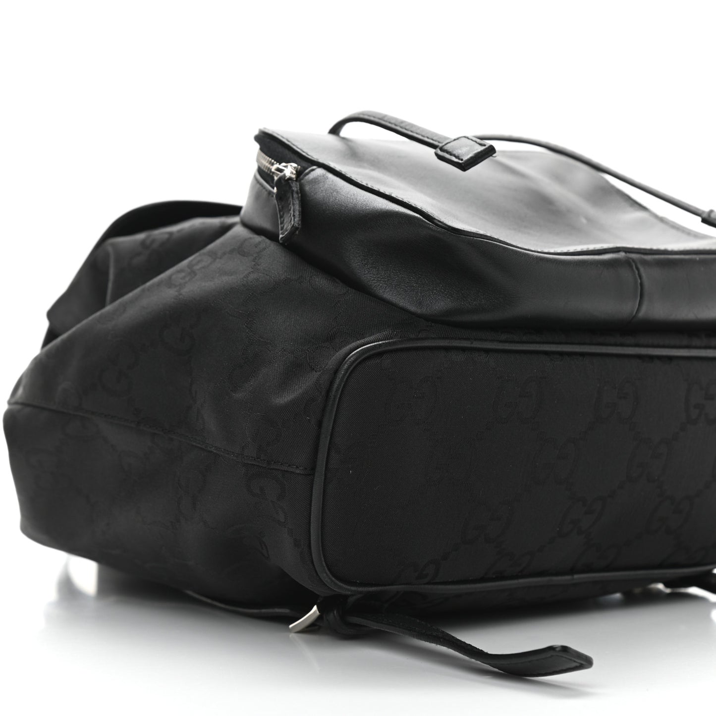 Nylon Monogram Backpack Black