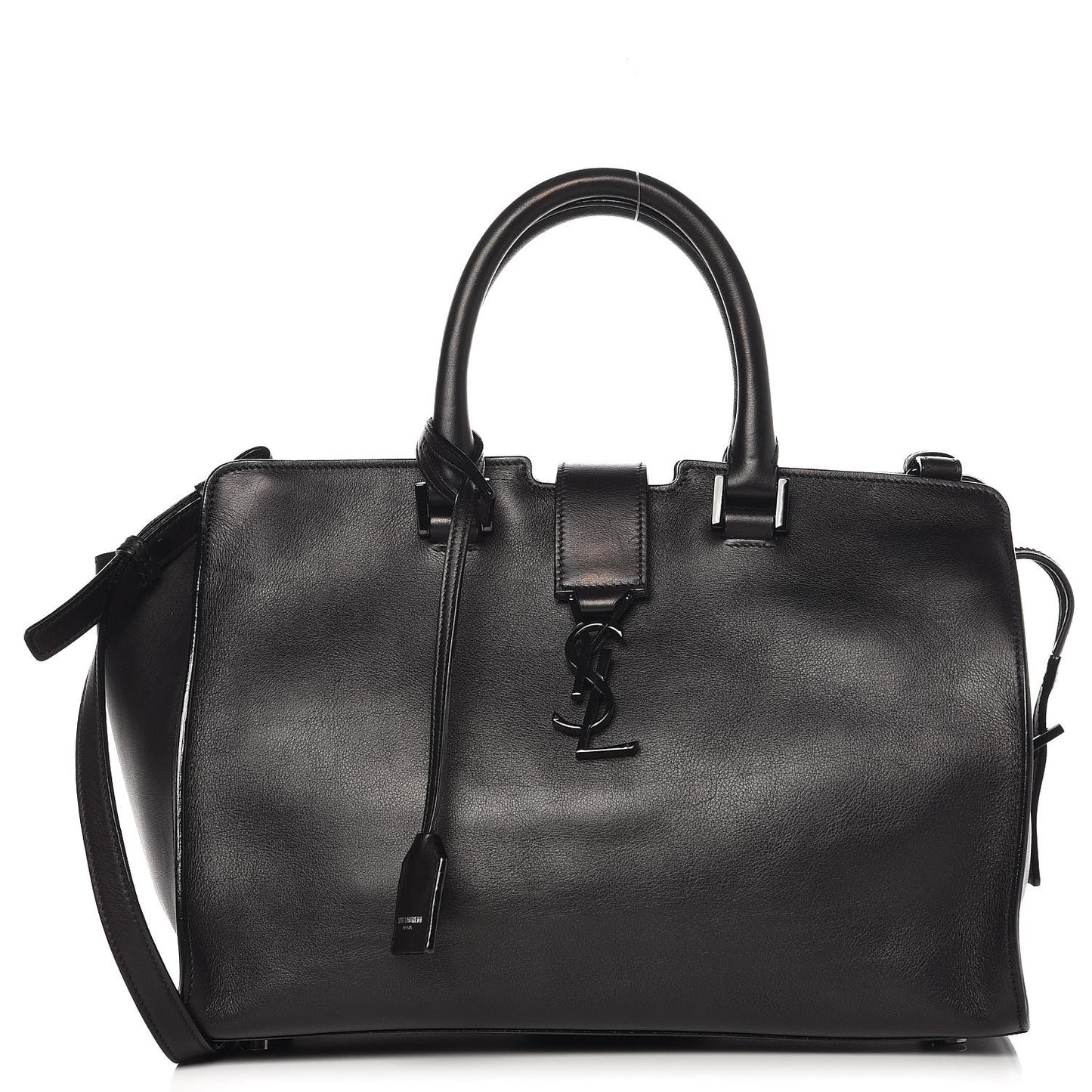Smooth Calfskin Small Monogram Cabas Black