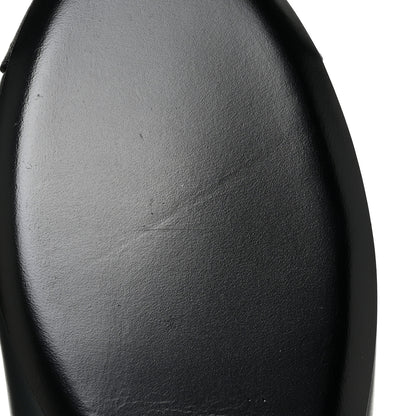 Chanel Lambskin Grosgrain Camellia Ballerina Flats 37 Black 9 of 17