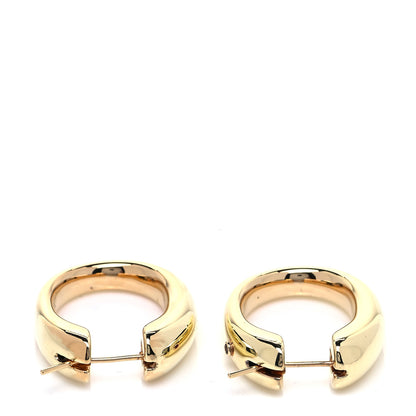 Roberto Coin 18K Yellow Gold Oro Classic Hoop Earrings 3 of 6