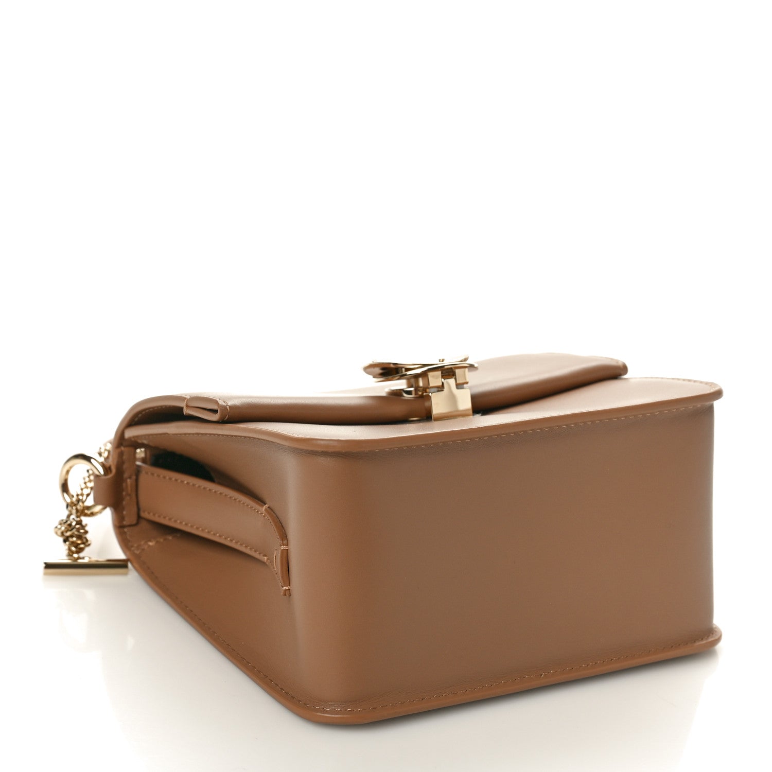 Chloe Box Calfskin Small Penelope Top Handle Bag Desert Beige 4 of 11