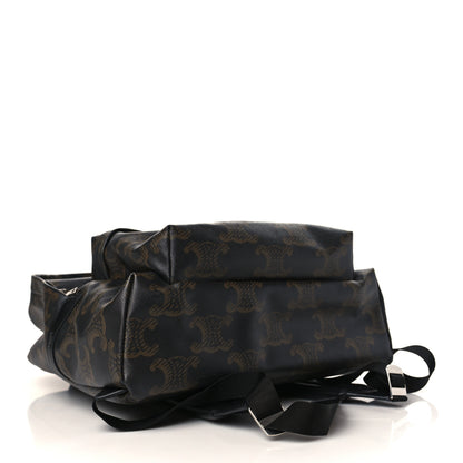 Celine Triomphe Canvas XL Calfskin Backpack Black 4 of 8