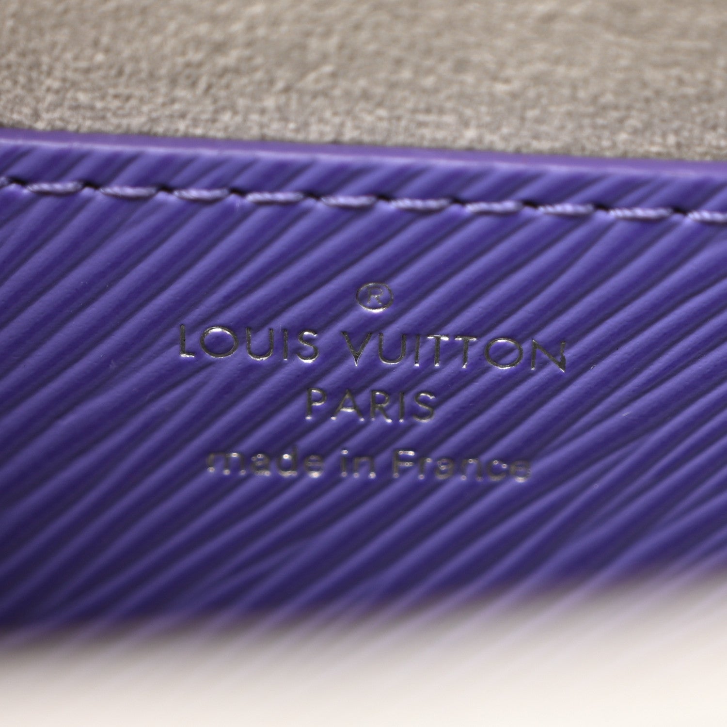Louis Vuitton Epi Twist Shoulder Bag MM Purple Yellow Grey 6 of 12