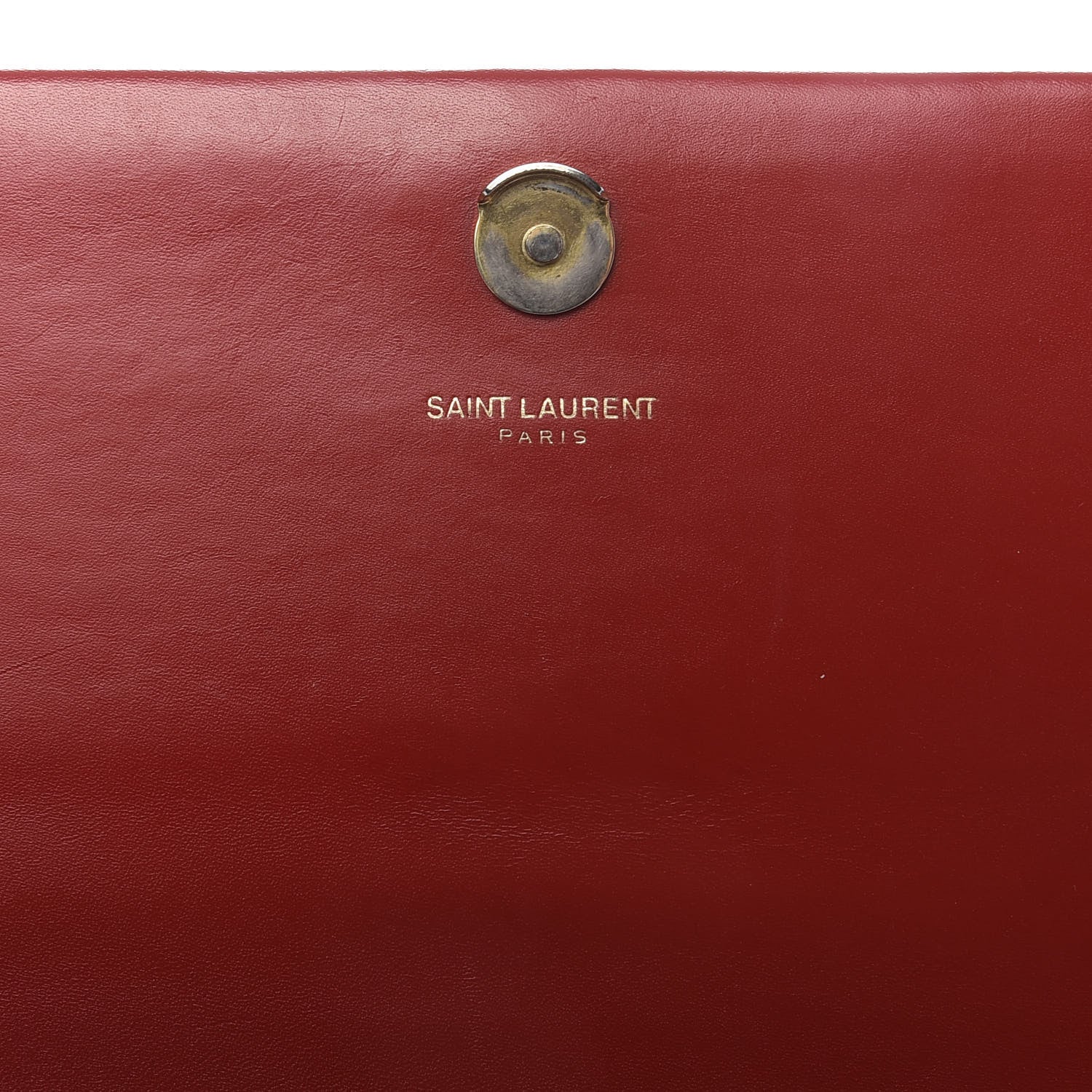 Saint Laurent Smooth Calfskin Medium Classic Monogram Kate Tassel Satchel Lipstick Red 7 of 10