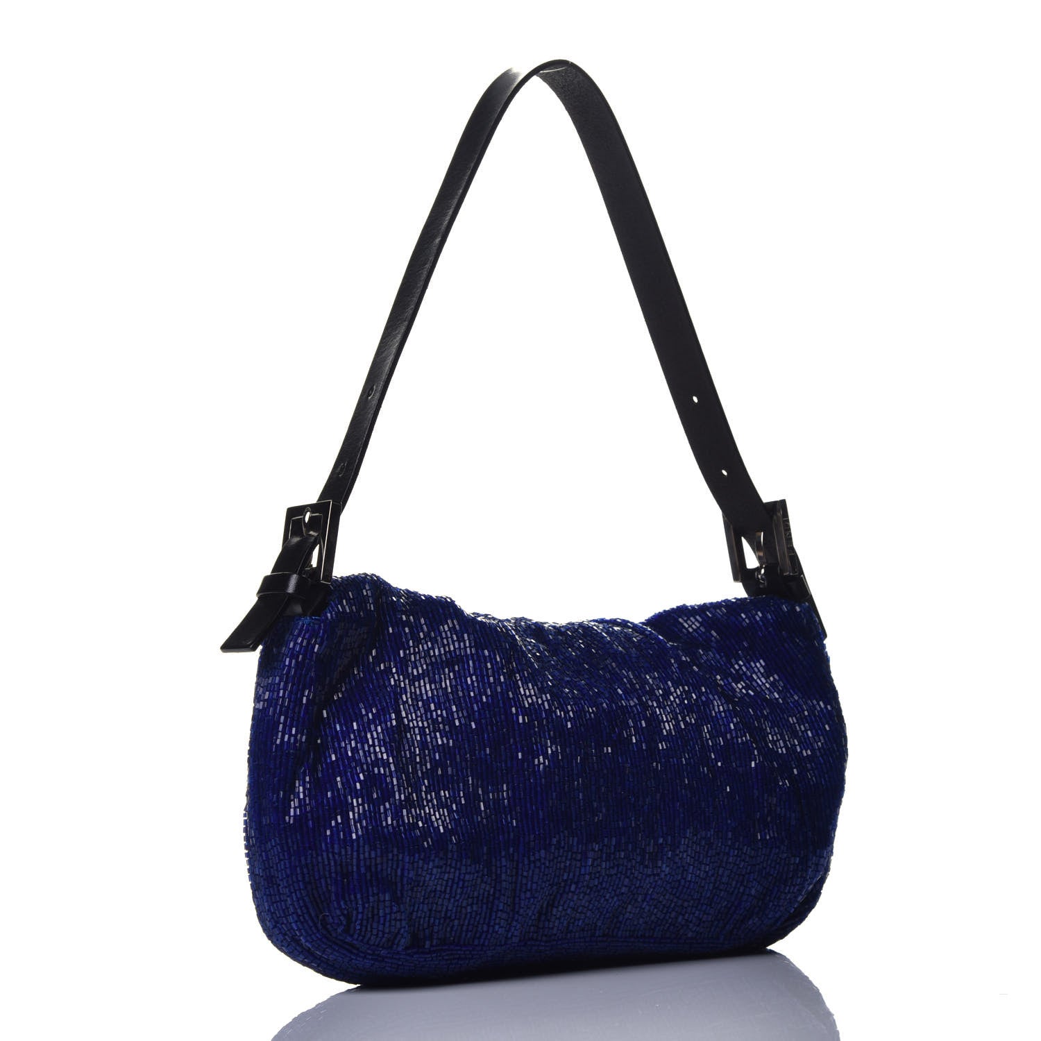 Fendi Beaded Baguette Blue 3 of 11