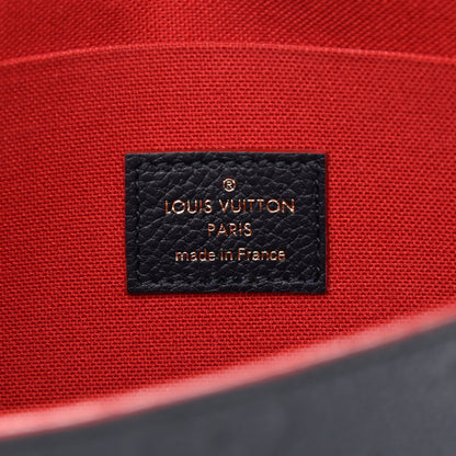 Louis Vuitton Empreinte Pochette Felicie Chain Wallet Marine Rouge 7 of 13