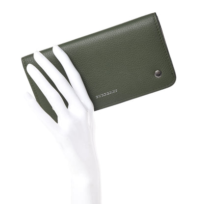 Burberry Calfskin Phone Wallet Sage Green 2 of 9