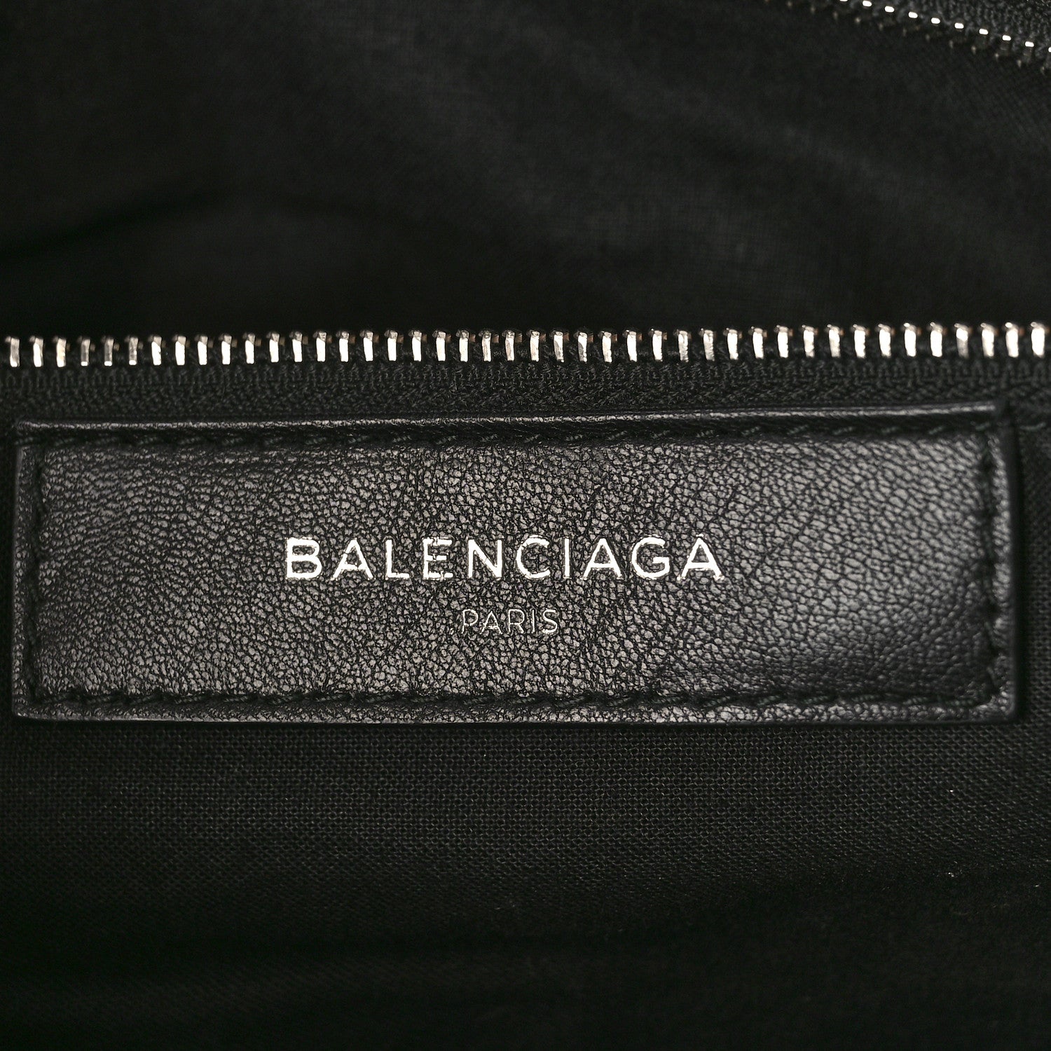 Balenciaga Chevre Silver Metallic Edge Hardware City Black 6 of 8