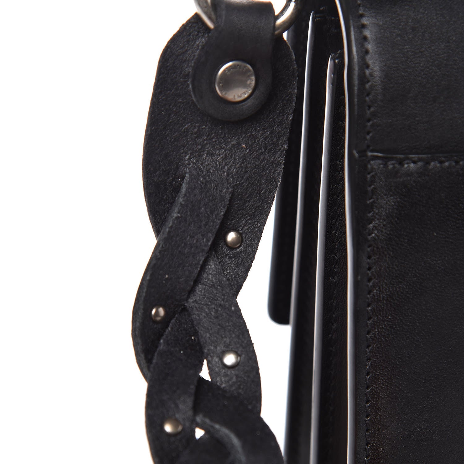 Saint Laurent Calfskin Medium Monogram Sunset Black 7 of 15